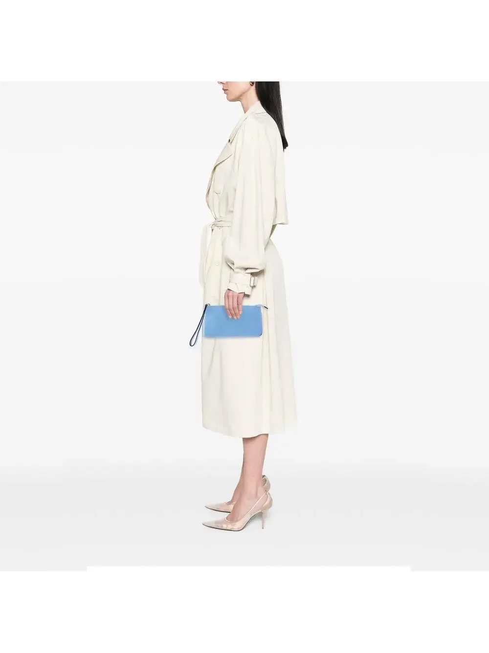 Gucci Pebbled Calfskin Swing Wristlet #329896G31B
